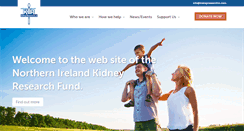 Desktop Screenshot of kidneyresearchni.com