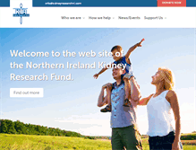 Tablet Screenshot of kidneyresearchni.com